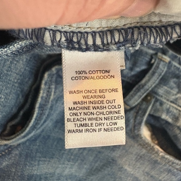 Loft frayed boyfriend jeans 100% Cotton Distressed Size 27/4 GUC! 0404 - Picture 10 of 10